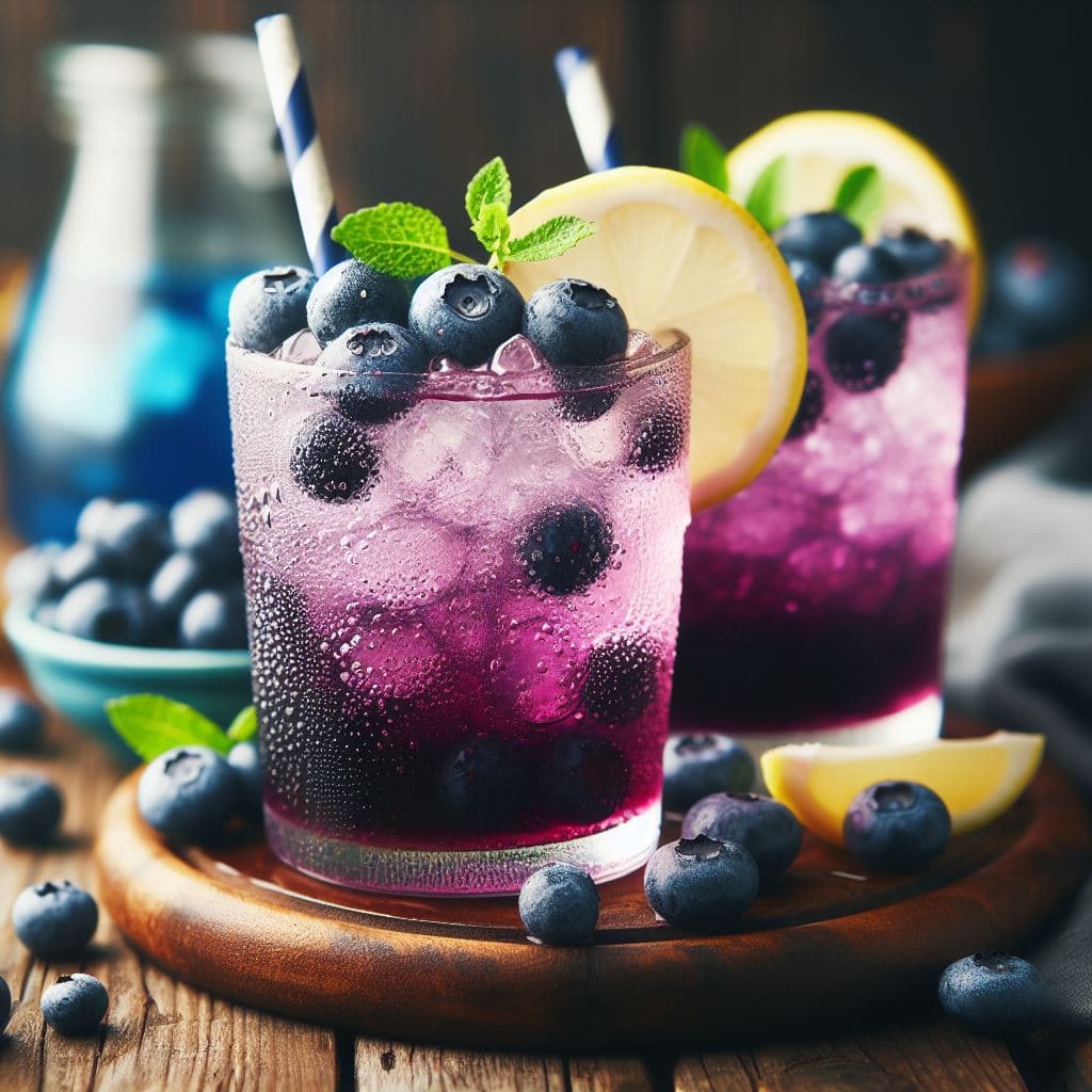 Blueberry Crush Mocktail