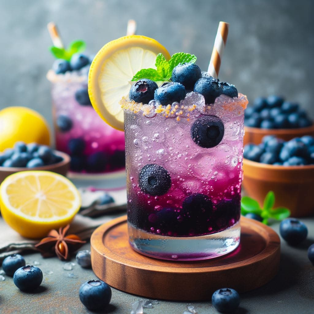 Blueberry Lemonade Mocktail