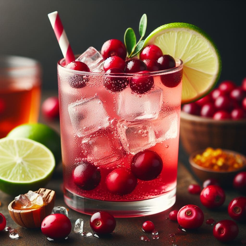 Cranberry Lime Mocktail