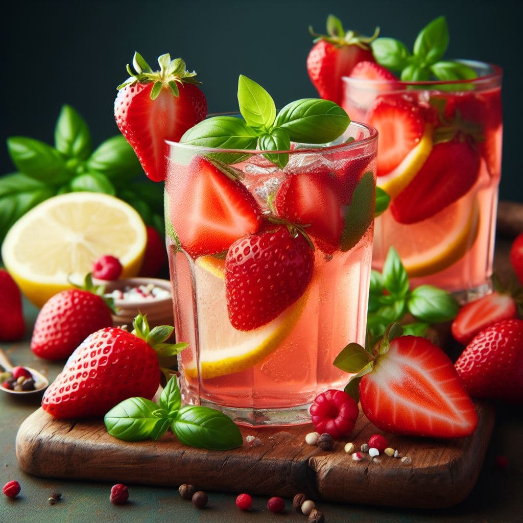 Strawberry Basil Lemonade Recipe